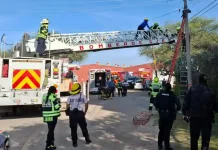 Persona sufre descarga eléctrica en Santa Cruz Escandón