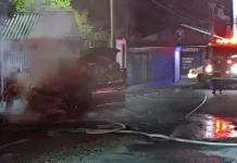 Alarma tras incendio de camioneta en SJR