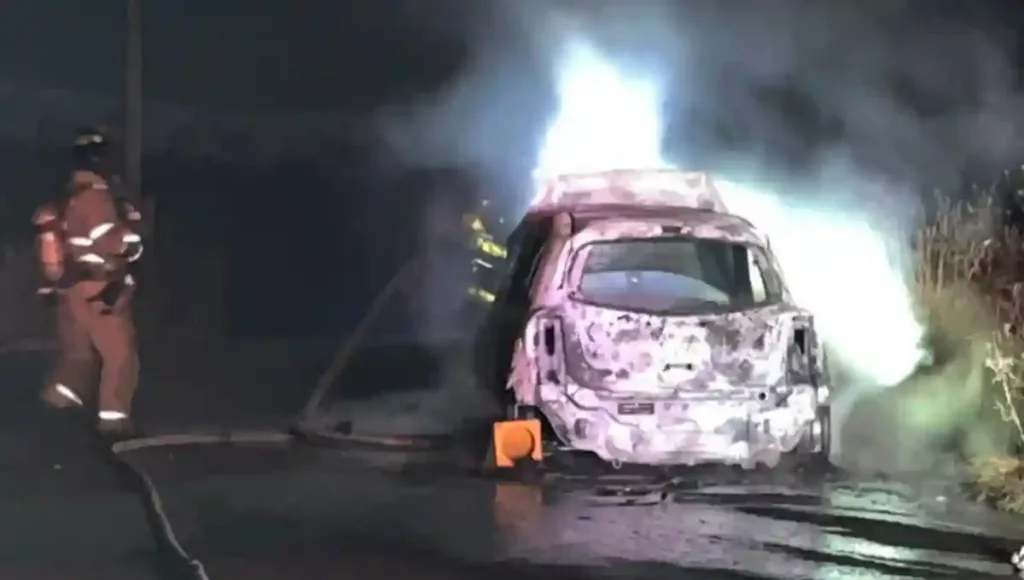 Afortunadamente no se registraron personas lesionadas, el hecho ocurrió en camino a Santa Rosa Xajay.