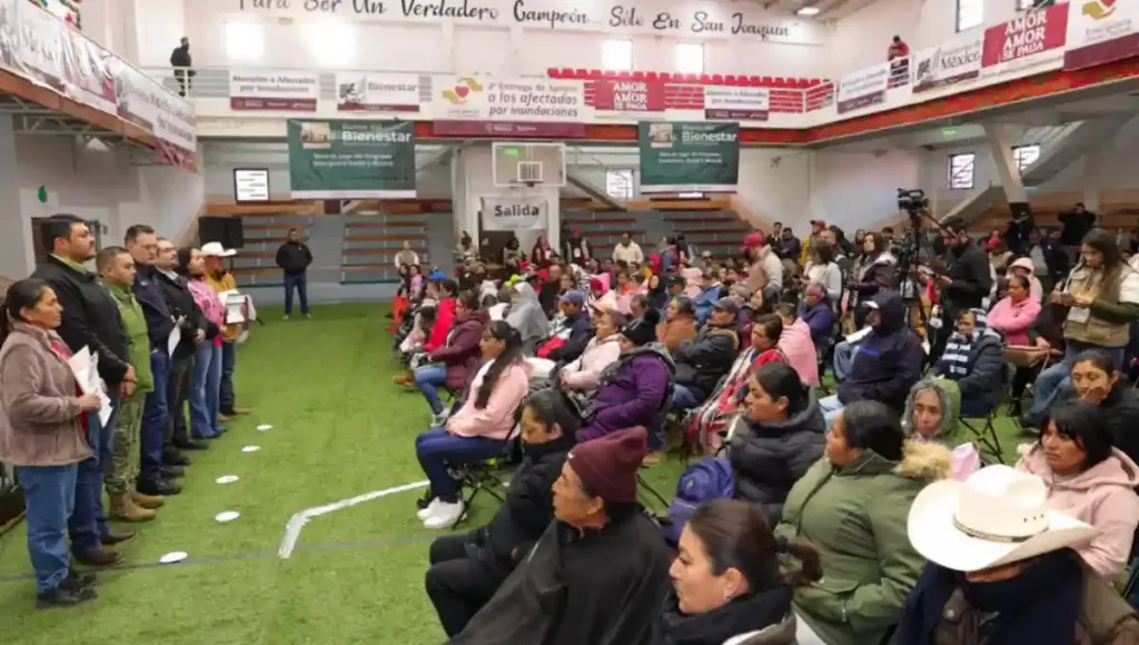 Autoridades federales presentaron el informe de apoyos otorgados a Querétaro, Hidalgo, Puebla, San Luis Potosí y Veracruz.