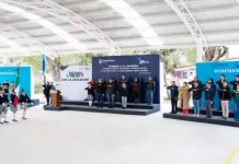 Roberto Cabrera entrega obras en telesecundaria de Senegal de Las Palomas