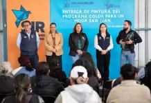 Realizan la primera entrega de pintura del Programa “Color para un Mejor San Juan”