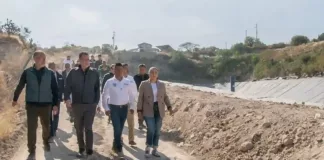 Supervisa Mauricio Kuri avance en la tercera celda del relleno sanitario de Huimilpan