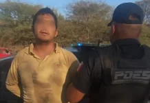 Aseguran tractocamión y detiene a hombre por posesión ilícita de hidrocarburo