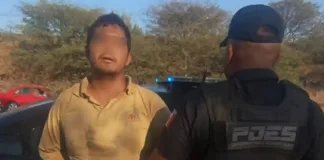 Aseguran tractocamión y detiene a hombre por posesión ilícita de hidrocarburo