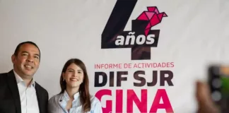 Gina Sánchez informa actividades realizadas por el DIF de San Juan del Río