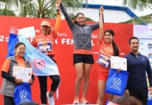 Más de 200 mujeres y cerca de una decena de hombres participan en la “Segunda Carrera Femenil 25N”