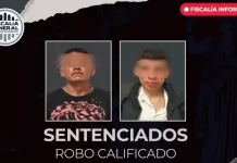 Sentenciados por Robo Específico Calificado en San Juan del Río