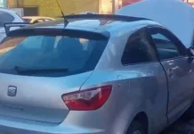 Aseguran auto aparentemente relacionado con un robo, hay dos detenidos