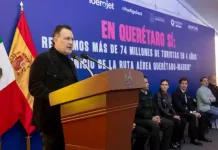 Llega primer vuelo de la ruta Querétaro – Madrid