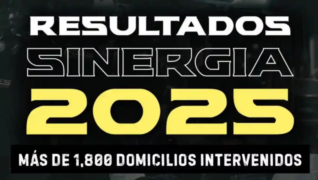 Más de 1,800 domicilios intervenidos como parte de acciones estratégicas de investigación y operación en todo el estado.