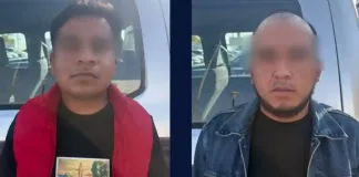 Detenidos por robo en centro comercial