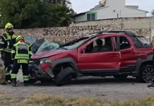 Volcadura en la 57 deja un lesionado de gravedad