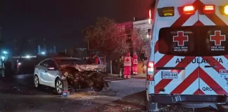 Impactante accidente en Paseo Central deja dos lesionados