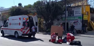 Atropellado en Paseo Central es trasladado a nosocomio en estado grave
