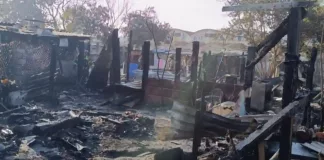 Incendio de vivienda en Cartolandía alerta a servicios de emergencia