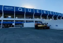 Listo el Estadio Corregidora para recibir el encuentro internacional México vs Islandia