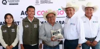 Entrega SEDEA apoyos por sequía en Peñamiller y Tolimán