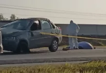 Fatal carambola en la Autopista 57 deja un muerto en Pedro Escobedo