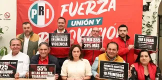 PRI exige acciones firmes para frenar la violencia contra las mujeres en México y Querétaro