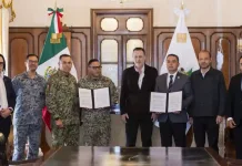 Mauricio Kuri atestigua acuerdo entre Querétaro y SEDENA para fortalecer apoyo