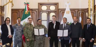 Mauricio Kuri atestigua acuerdo entre Querétaro y SEDENA para fortalecer apoyo