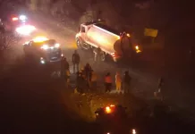 Controlan fuerte incendio en zona cerril de La Llave, San Juan del Río