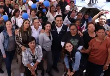 Se reúne Luis Nava con beneficiarios de la estrategia Aquí Contigo en SJR