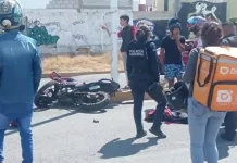 Motociclista grave tras accidentarse en la colonia Haciendas