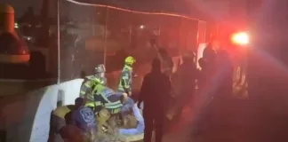 Movilización de cuerpos de emergencia en SJR por caída de mujer en mirador