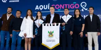 Abandera Gobernador a delegación queretana rumbo a la Olimpiada Nacional CONADE 2026