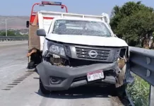 Accidente en la 57 deja un lesionado y afectación vial
