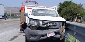 Accidente en la 57 deja un lesionado y afectación vial