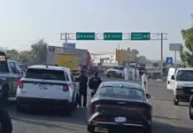 Movilización policiaca deja una personas sin vida en la 57