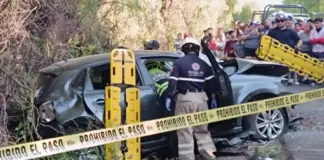 Fuerte choque deja dos lesionados en la carretera La Valla- La Fuente