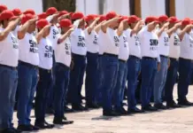 Autoridades municipales y militares clausuran Primer Escalón del SMN Clase 2007