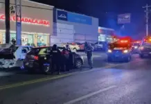 Fuete choque por alcance, hay una mujer detenida