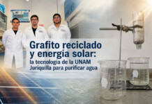 Grafito reciclado y energía solar: la tecnología de la UNAM Juriquilla para purificar agua