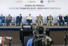 Presentan estrategia integral de movilidad por las obras del Tren México–Querétaro en Blvd. Bernardo Quintana
