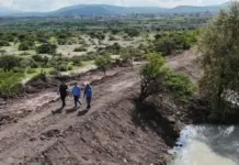 Supervisan restauración del bordo San Benito en Santa Bárbara La Cueva