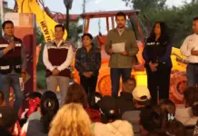 Héctor Magaña arranca obras de drenaje sanitario en colonias de TX