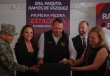 Colocan la primera piedra de la Estación 4 de Bomberos San Juan del Río