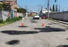 Gobierno Municipal mantiene programa permanente de bacheo en la cabecera de Pedro Escobedo