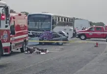 Brutal choque frontal deja dos muertos y un herido en la carretera a La Valla