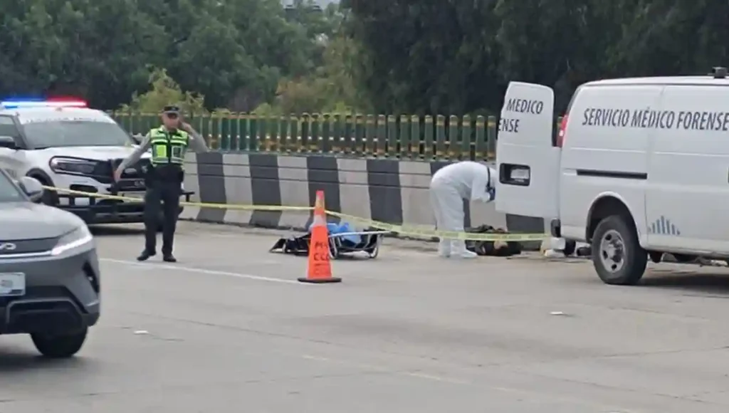 Se informó que el motociclista fue embestido por un tráiler el cuál se habría dado a la fuga.