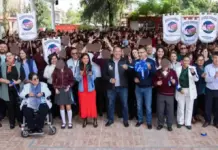 Autoridades municipales y educativas dan banderazo de inicio de semestre en COBAQ 10