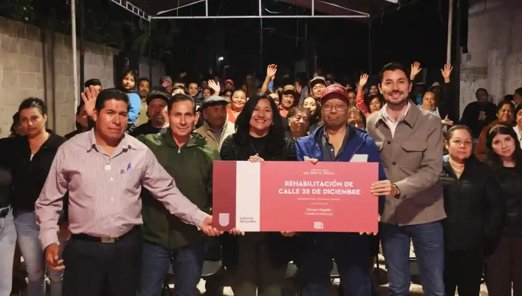 El alcalde Héctor Magaña, destacó que cada obra entregada es resultado de escuchar a la gente y de trabajar en equipo por un Tequisquiapan más digno.